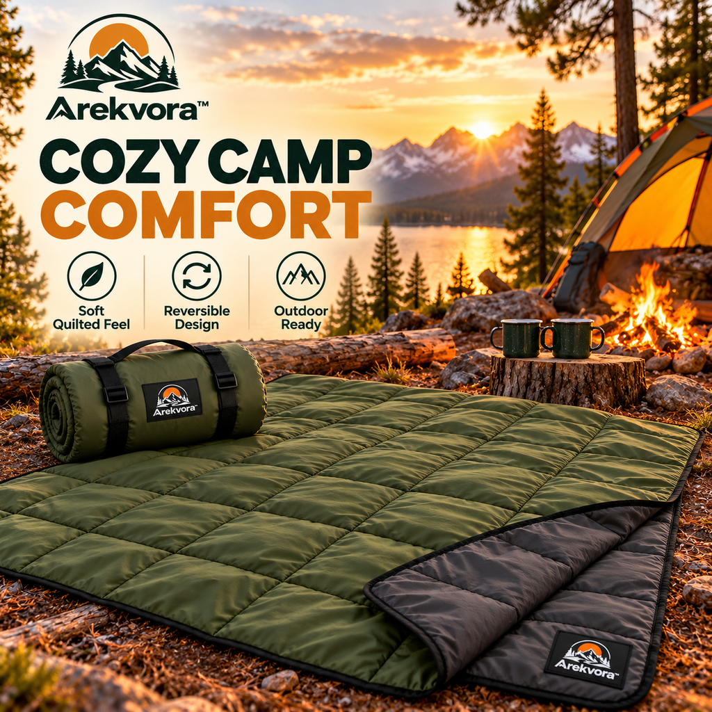 Arekvora™ Waterproof Outdoor Blanket for Camping and Picnic Adventures